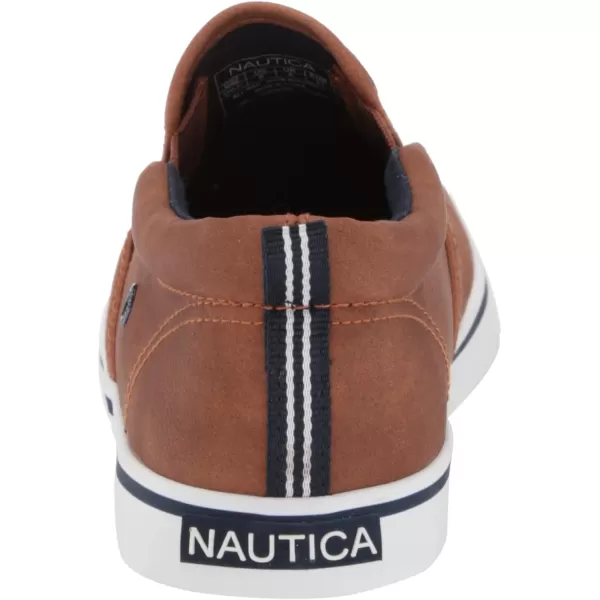 Nautica Kids SlipOn Casual Shoe Athletic Sneaker  YouthToddler Akeley  Boy  Girl  Big KidLittle KidToddlerTan Smooth