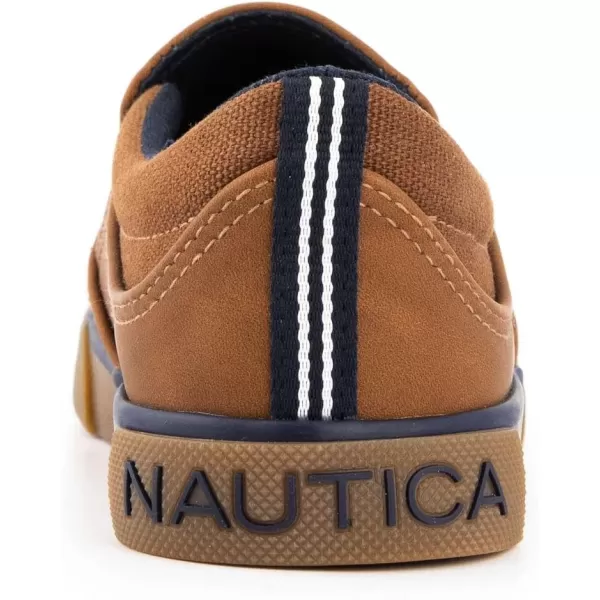 Nautica Kids SlipOn Casual Shoe Athletic Sneaker  YouthToddler Akeley  Boy  Girl  Big KidLittle KidToddlerTanabuna
