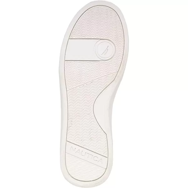 Nautica Mens Walking Shoes Comfortable Vegan Suede Sneakers for Casual Fashion Featuring LaceUp LowTop Loafer DesignWhite Greyjaro