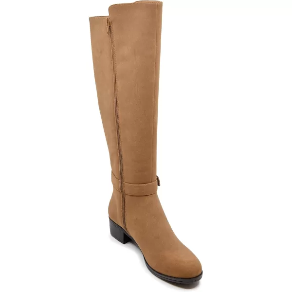 Nautica Womens Tall Shaft Riding Boots Stylish KneeHigh Dress Shoes for Fall amp WinterTan