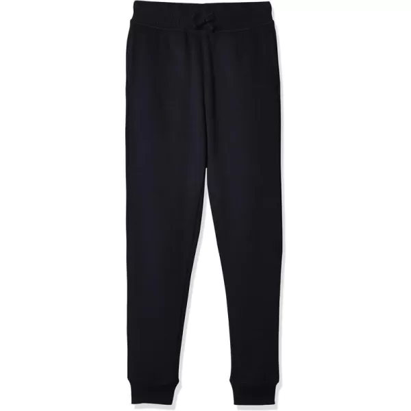 Nautica Little Girls Fleece Sweatpants Functional Pockets Elastic Waistband amp Drawstring ClosureNavy