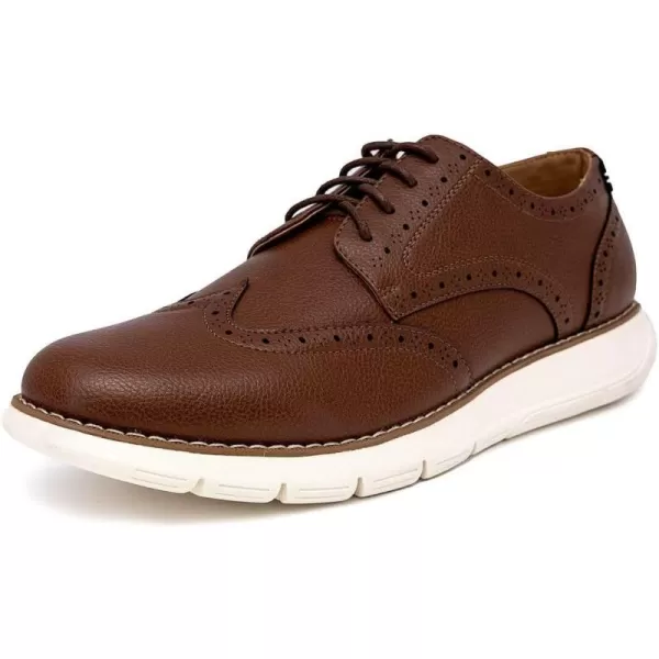 Nautica Mens Wingtip Oxford LaceUp Sneakers for Dress and Walking  Stylish and Comfortable Choice for Oxford Business Casual and Everyday ComfortTanwarren