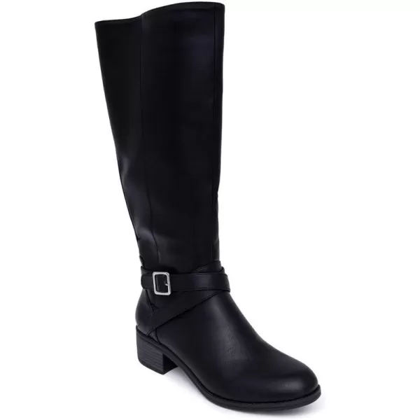 Nautica Womens Tall Shaft Riding Boots Stylish KneeHigh Dress Shoes for Fall amp WinterBlackginita