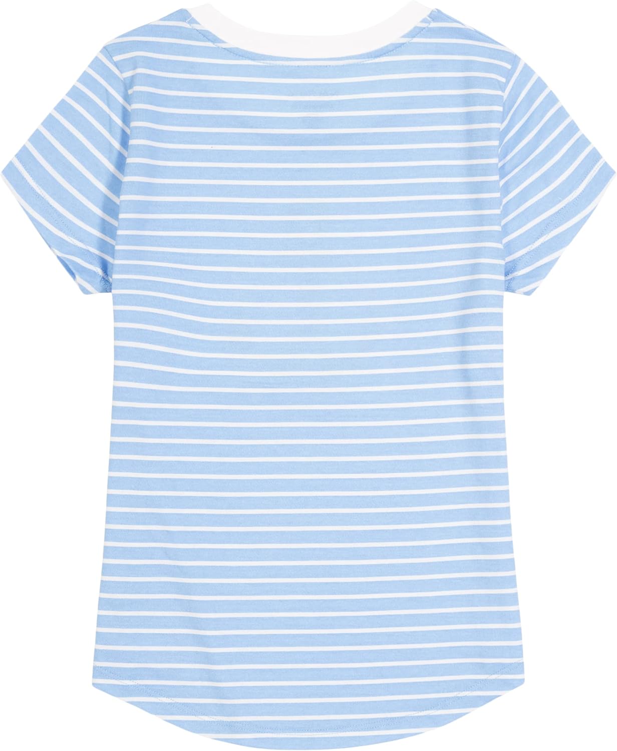 Nautica Girls Short Sleeve TShirt with Flip Sequin Design Cotton Tee with Tagless InteriorAlaska Blue Anchor