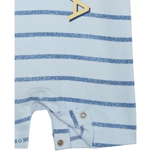 Baby Boys Nautica Knit RomperBlue Stripe