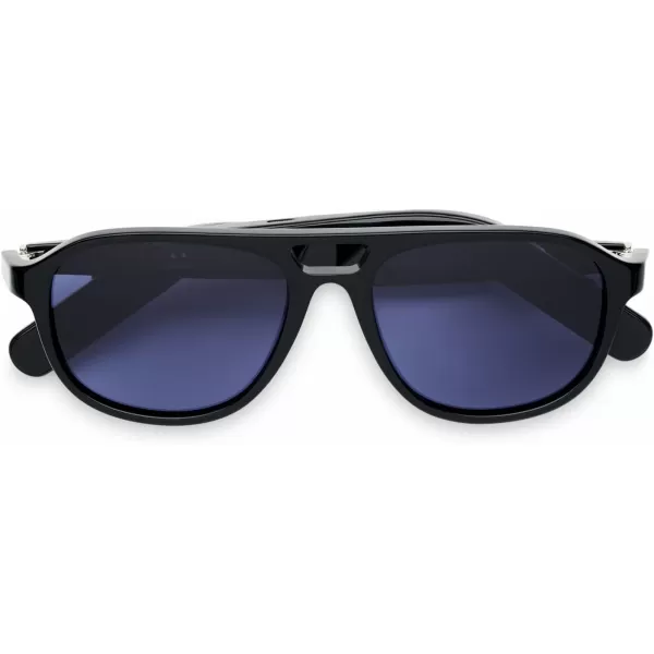 Lucyd  Nautica Collection  Corsair Smart Sunglasses for Men  Women  Wireless Smart Glasses with Open Ear Speakers and Microphone Polarized UV400 Lenses  Black Gradient WideCommander Black  Navy Blue  Standard