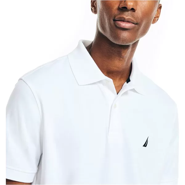 Mens Classic Fit Interlock PoloBright White