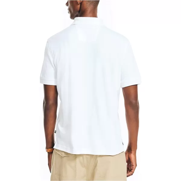 Mens Classic Fit Interlock PoloBright White