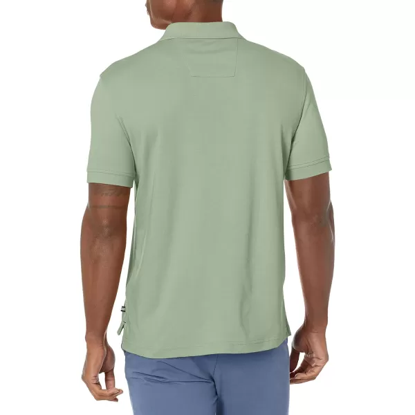 Mens Classic Fit Interlock PoloSea Spray