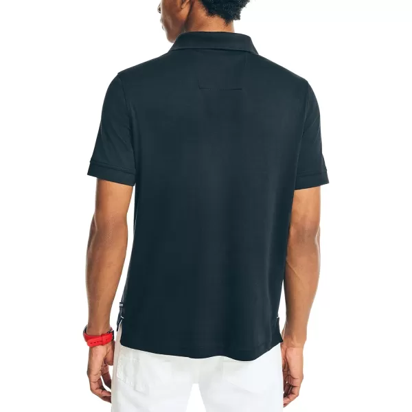 Mens Classic Fit Interlock PoloTrue Black