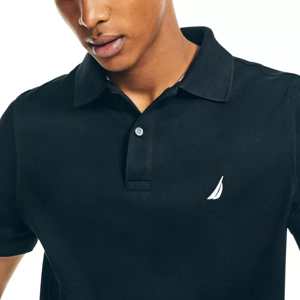 Mens Classic Fit Interlock PoloTrue Black