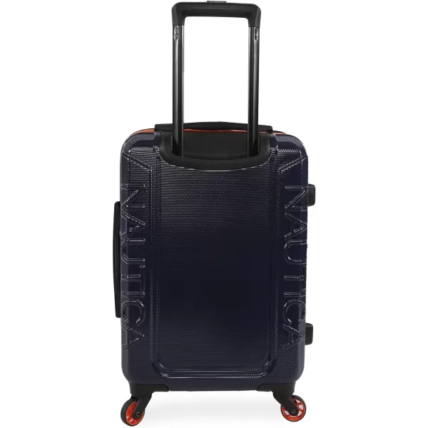 NAUTICA Birch Hardside Spinner Luggage NavyOrange CarryOn 21InchNAUTICA Birch Hardside Spinner Luggage NavyOrange CarryOn 21Inch