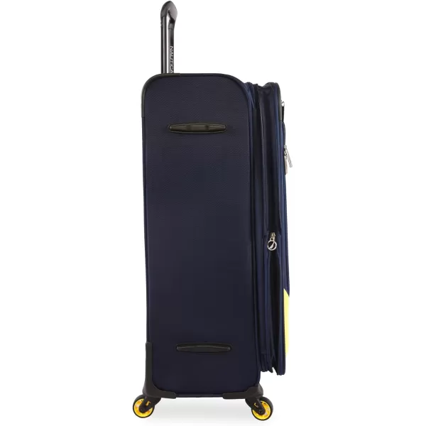NAUTICA Helios 2pc Softside Luggage Set Navy YellowNAVY YELLOW