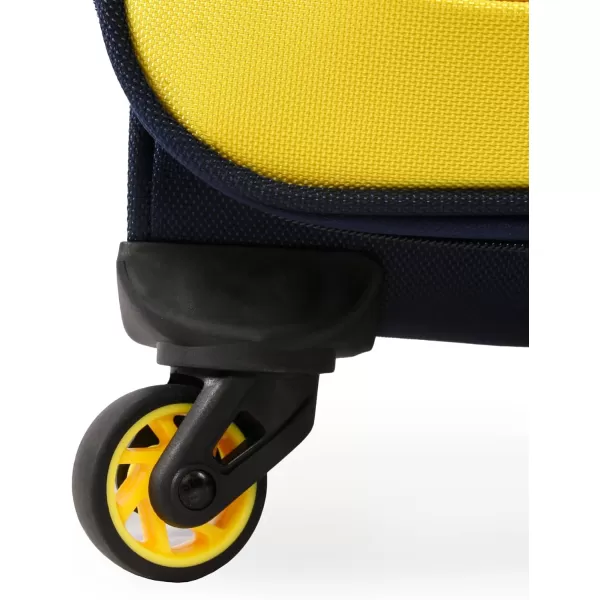 NAUTICA Helios 2pc Softside Luggage Set Navy YellowNAVY YELLOW