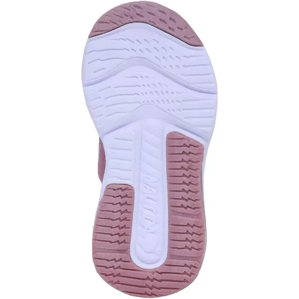 NAUTICA Kids Boys Girls Air Bubble Sneaker Athletic Running Shoe with StrapBungee ToddlerLittle KidsMattoon Air Blush Silver Knit