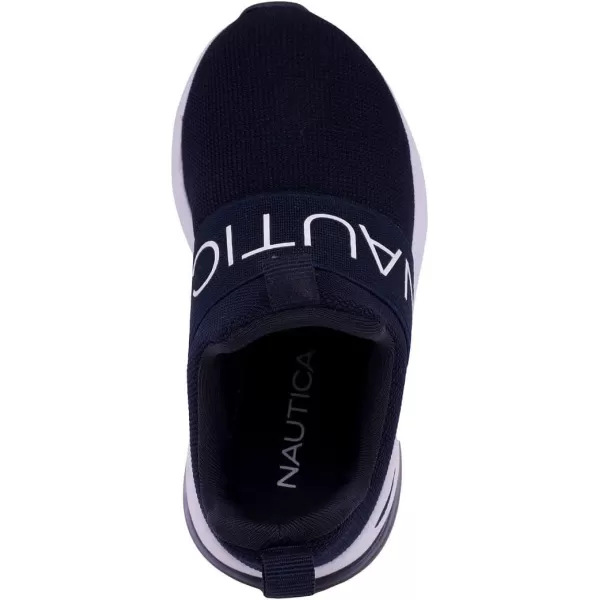 NAUTICA Kids Boys Girls Air Bubble Sneaker Athletic Running Shoe with StrapBungee ToddlerLittle KidsMattoon Air Navy