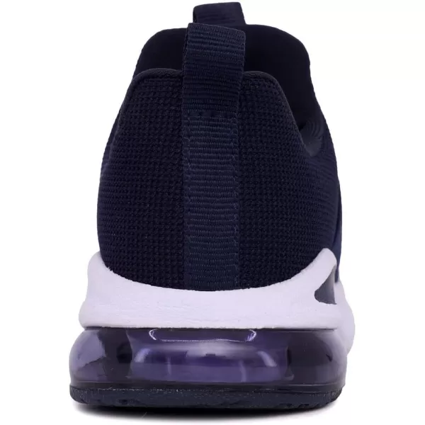NAUTICA Kids Boys Girls Air Bubble Sneaker Athletic Running Shoe with StrapBungee ToddlerLittle KidsMattoon Air Navy