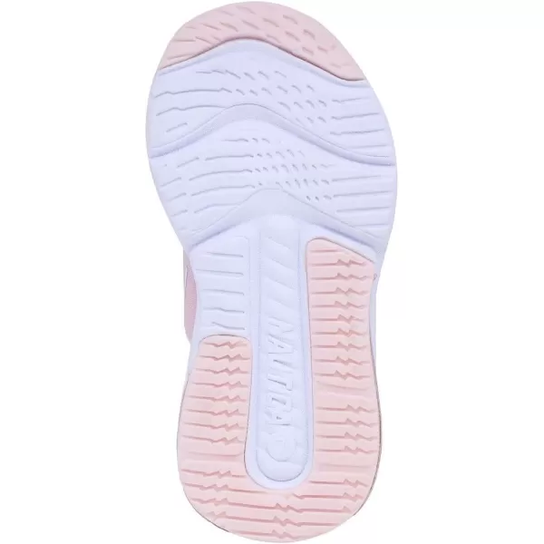 NAUTICA Kids Boys Girls Air Bubble Sneaker Athletic Running Shoe with StrapBungee ToddlerLittle KidsMattoon Air Pink Sparkle Mesh