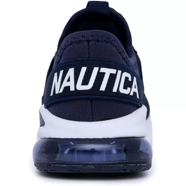 NAUTICA Kids Boys Girls Air Bubble Sneaker Athletic Running Shoe with StrapBungee ToddlerLittle KidsNeave Tetranavy