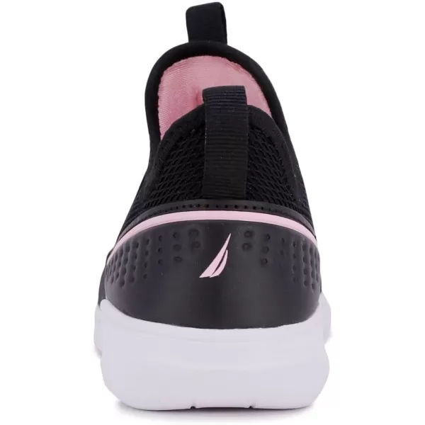 NAUTICA Kids Girls Youth Athletic Fashion Sneakers  SlipOn Style for Little Kids and Big KidsAloiseblack Peony