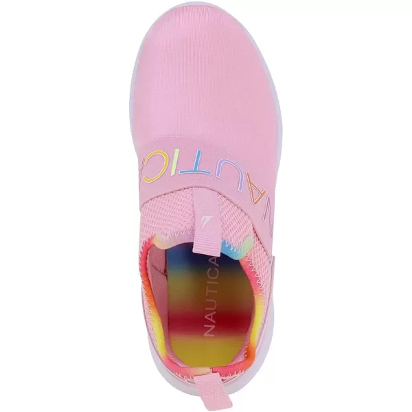 NAUTICA Kids Girls Youth Athletic Fashion Sneakers  SlipOn Style for Little Kids and Big KidsAloisepeony Rainbow