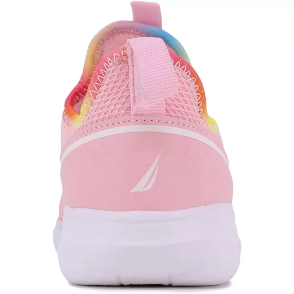 NAUTICA Kids Girls Youth Athletic Fashion Sneakers  SlipOn Style for Little Kids and Big KidsAloisepeony Rainbow