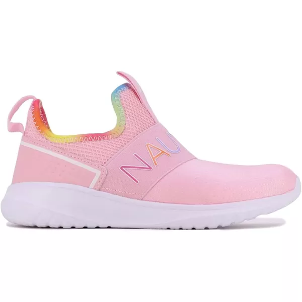 NAUTICA Kids Girls Youth Athletic Fashion Sneakers  SlipOn Style for Little Kids and Big KidsAloisepeony Rainbow