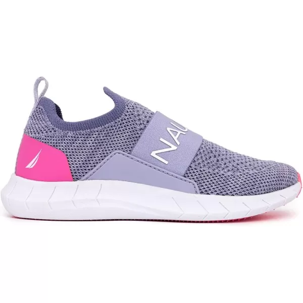 NAUTICA Kids Girls Youth Athletic Fashion Sneakers  SlipOn Style for Little Kids and Big KidsLavender Heather