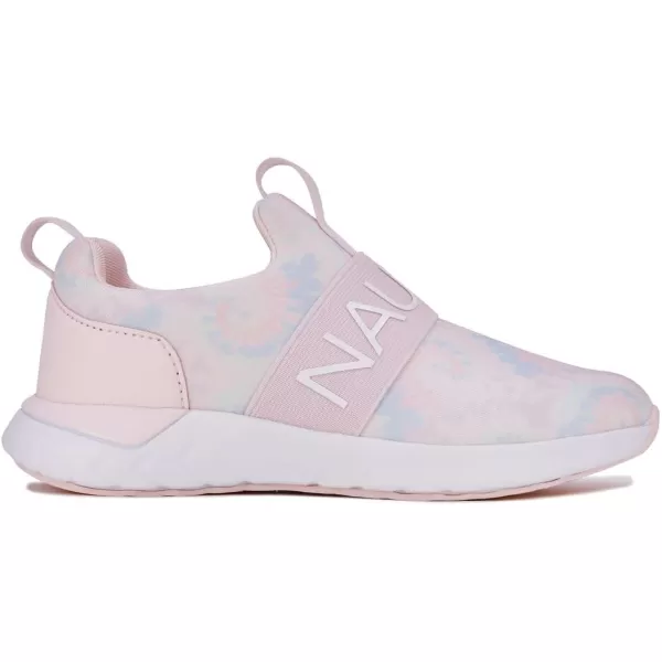 NAUTICA Kids Girls Youth Athletic Fashion Sneakers  SlipOn Style for Little Kids and Big KidsPale Tie Dye