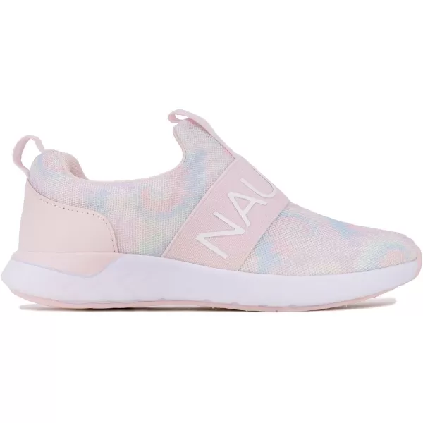 NAUTICA Kids Girls Youth Athletic Fashion Sneakers  SlipOn Style for Little Kids and Big KidsPastel Tie Dye