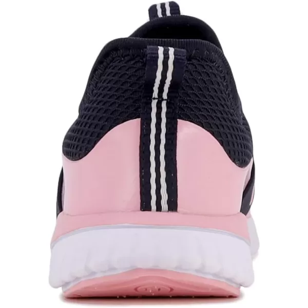 NAUTICA Kids Girls Youth Athletic Fashion Sneakers  SlipOn Style for Little Kids and Big KidsTuvanavy Peony Pink