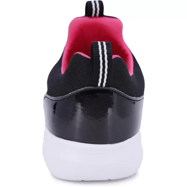 NAUTICA Kids Girls Youth Athletic Fashion Sneakers  SlipOn Style for Little Kids and Big KidsWaffleblackPink