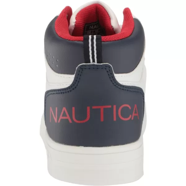 NAUTICA Kids Horizon Sneaker LaceUp Fashion Shoe BootLike High Top for Boys and Girls Big KidLittle Kid SizesAmericana