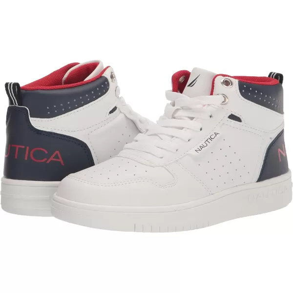 NAUTICA Kids Horizon Sneaker LaceUp Fashion Shoe BootLike High Top for Boys and Girls Big KidLittle Kid SizesAmericana