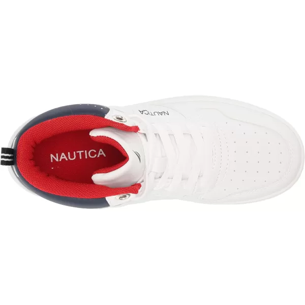 NAUTICA Kids Horizon Sneaker LaceUp Fashion Shoe BootLike High Top for Boys and Girls Big KidLittle Kid SizesAmericana