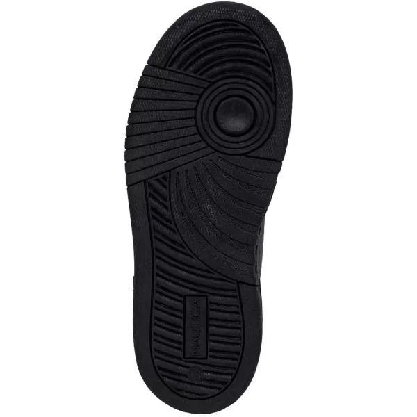 NAUTICA Kids Horizon Sneaker LaceUp Fashion Shoe BootLike High Top for Boys and Girls Big KidLittle Kid SizesBlackjarrel