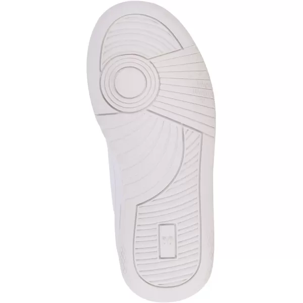 NAUTICA Kids Horizon Sneaker LaceUp Fashion Shoe BootLike High Top for Boys and Girls Big KidLittle Kid SizesWhite Smooth