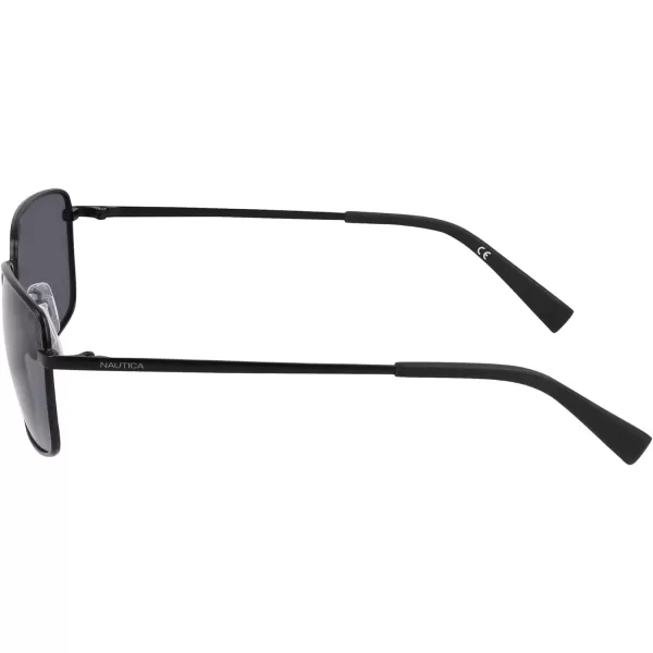 NAUTICA Mens N102sp Rectangular SunglassesMatte Black