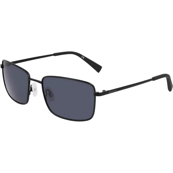 NAUTICA Mens N102sp Rectangular SunglassesMatte Black