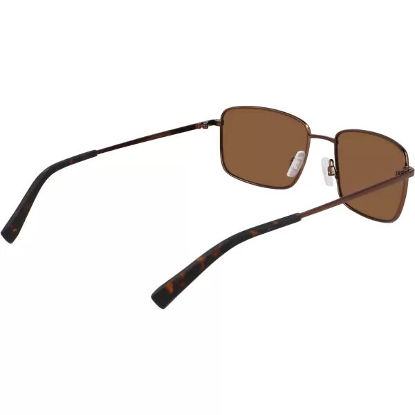 NAUTICA Mens N102sp Rectangular SunglassesMatte Brown