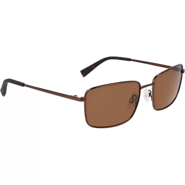 NAUTICA Mens N102sp Rectangular SunglassesMatte Brown