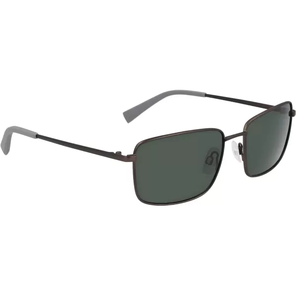 NAUTICA Mens N102sp Rectangular SunglassesMatte Gunmetal