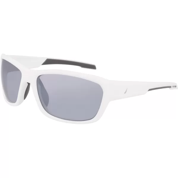 NAUTICA Mens N901sp Rectangular SunglassesMatte White