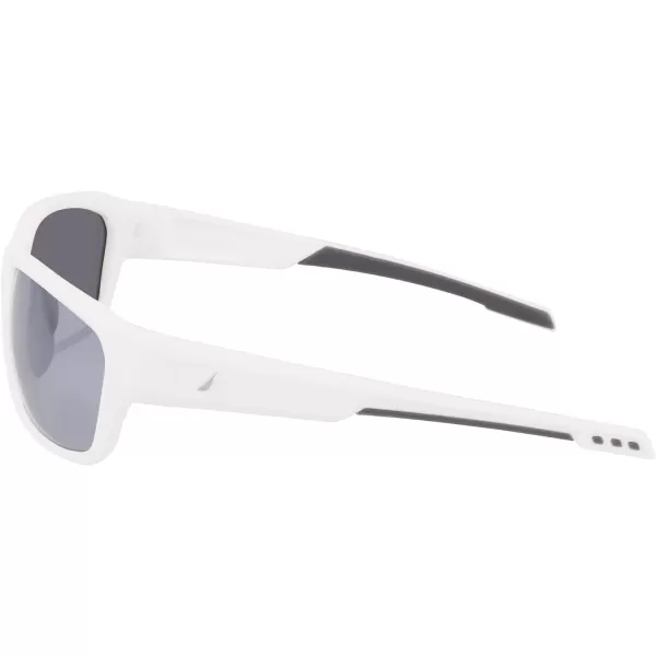 NAUTICA Mens N901sp Rectangular SunglassesMatte White