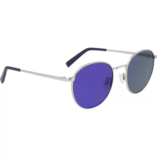 NAUTICA N100sp Round SunglassesMatte Silver