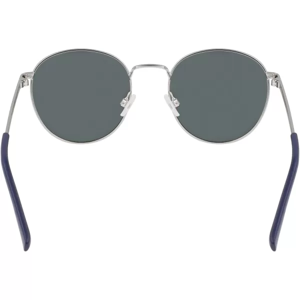 NAUTICA N100sp Round SunglassesMatte Silver