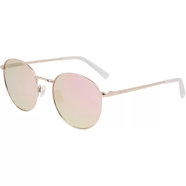 NAUTICA N100sp Round SunglassesRose Gold