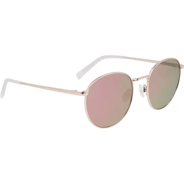 NAUTICA N100sp Round SunglassesRose Gold