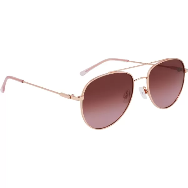 NAUTICA N2244S Polarized Pilot Sunglasses Rose Gold One SizeNAUTICA N2244S Polarized Pilot Sunglasses Rose Gold One Size