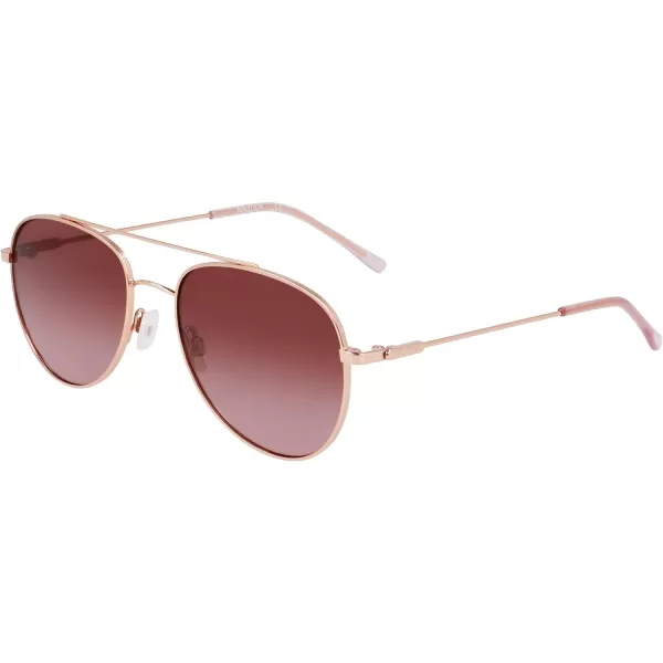 NAUTICA N2244S Polarized Pilot Sunglasses Rose Gold One SizeNAUTICA N2244S Polarized Pilot Sunglasses Rose Gold One Size